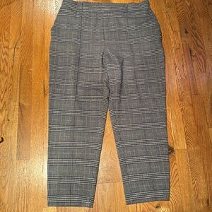 Lands End plaid pull on pants size XL